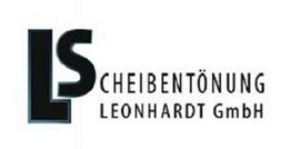 Logo von LS Scheibentönung Leonhardt GmbH mit schwarzem "L" und "S" auf weißem Hintergrund.