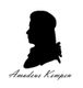 Schwarze Silhouette eines Profils mit dem Schriftzug "Amadeus Kempen" darunter.