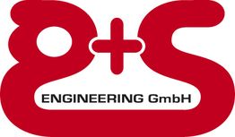 Rotes G+S-Logo mit schwarzem Text "ENGINEERING GmbH" darunter auf weißem Hintergrund.