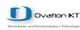 Logo von Ovation IKT mit dem Text "Informations- und Kommunikations-Technologie".