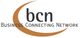 Logo mit der Aufschrift "bcn" und "Business Connecting Network" in Schwarz und Orange.