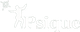 Logo con figura humana saltando y espiral, texto "Psique". Fondo verde.