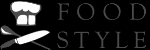 Logo mit Kochmütze, Messer und Gabel. Text: "Food Style".