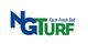 "Logo with 'NG Turf' in blue and green, and the text 'Farm Fresh Sod' on the right."