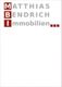 Logo mit Text: "Matthias Bendrich Immobilien" und Initialen "MBI" in rot und grau.
