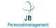 Logo mit stilisiertem Kreis über den Texten "JB" und "Personalmanagement" in Blau.