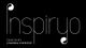 Schwarzer Hintergrund, weißer Text: "Inspiryo". Darunter "Design by Joanna Gwozdz".