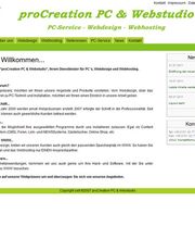 So sah proCreation aus...