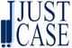 Logo with the text "JUST CASE" and a suitcase forming the "J".