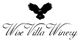 Wise Villa Winery logo with a flying owl above stylized script text.