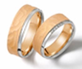 Set-Nr. 5862 / Graugold-Rotgold, Diamanten