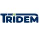 Logo mit dunkelblauem Text „TRIDEM“ und einem grünen Kreis über dem „i“.