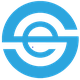Blue circular logo with stylized "E" and "C" shapes.