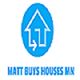 Blue house logo with text "MATT BUYS HOUSES MX" underneath.