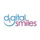 Logo of "Digital Smiles" with a stylized smile beneath the letter "d" in blue and pink.