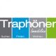 Logo von Traphöner Immobilien mit den Schlagworten: Suchen. Finden. Wohnen. Farbig unterlegt.