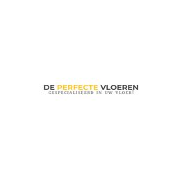 Logo met tekst: "De Perfecte Vloeren - Gespecialiseerd in uw vloer!"