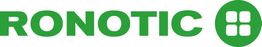 Grünes Logo mit dem Text "RONOTIC" und einem Symbol mit vier weißen Quadraten.