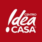 Logo su sfondo rosso con scritta bianca "Centro Idea Casa".