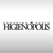 Logotipo do Shopping Pátio Higienópolis em fundo cinza.