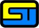 Logo con fondo amarillo y azul, y letras "ST" en negro dentro de un marco negro.