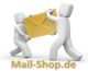 Zwei Figuren halten einen großen Brief mit der Aufschrift "Mail-Shop.de" darunter.