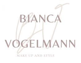 "Logo mit Schriftzug: 'Bianca Vogelmann - Make Up and Style' in elegantem Design."