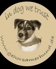 Gehorsamer Hund Logo