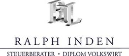 Logo mit Initialen "RI" und Text: "Ralph Inden, Steuerberater, Diplom Volkswirt".