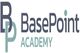 Logo of BasePoint Academy with stylized "BP" letters.