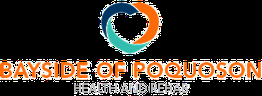 Heart logo with "Bayside of Poquoson Health and Rehab" text below.
