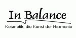 Logo mit Text: "In Balance - Kosmetik, die Kunst der Harmonie".