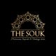 Ornate gold logo for "The Souk," with "Moroccan Imports & Vintage Store" underneath.