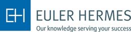 Euler Hermes Logo mit Text "Our knowledge serving your success".