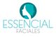 Logotipo de "Essencial Faciales" con perfiles de rostros en un círculo turquesa.