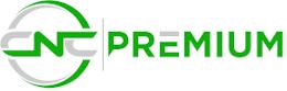 Logo mit grünem und grauem Text: CNC PREMIUM.