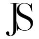 Schwarze Buchstaben "JS" auf weißem Hintergrund in einer stilvollen Serifenschrift.