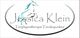 Logo mit Pferd und Schriftzug: "Jessica Klein, Tierphysiotherapie, Tierakupunktur".
