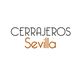Texto: "Cerrajeros Sevilla" en fondo blanco.