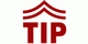Logo mit rotem "TIP"-Text und geschwungenem Pfeil darüber auf weißem Hintergrund.
