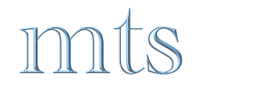 "Blauer Schriftzug 'mts' auf weißem Hintergrund."