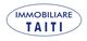 Logo con testo "Immobiliare Taiti" in blu, racchiuso in un ovale.
