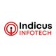 Logo of Indicus Infotech with a red and black design, featuring a stylized letter "i" symbol.