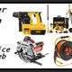 Werkzeugdarstellung mit Text "Handwerker Maschinen Service" und "Neu in Lahr" im Onlineshop.