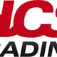 Logo mit rotem Text "HCS" über schwarzem Text "Trading" auf weißem Hintergrund.