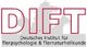 Logo des Deutschen Instituts für Tierpsychologie & Tiernaturheilkunde, Schriftzug DIFT darunter.