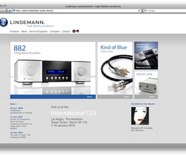 Website Lindemann audiotechnik