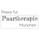 Text: "Praxis für Paartherapie München" in schwarzer Schrift auf weißem Hintergrund.