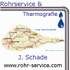 Rohrservice und Thermografie mit Wärmebild und Wassertropfen. Webseite: www.rohr-service.com.