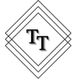 TT-Logo in einem vierfach überlappenden quadratischen Rahmendesign.